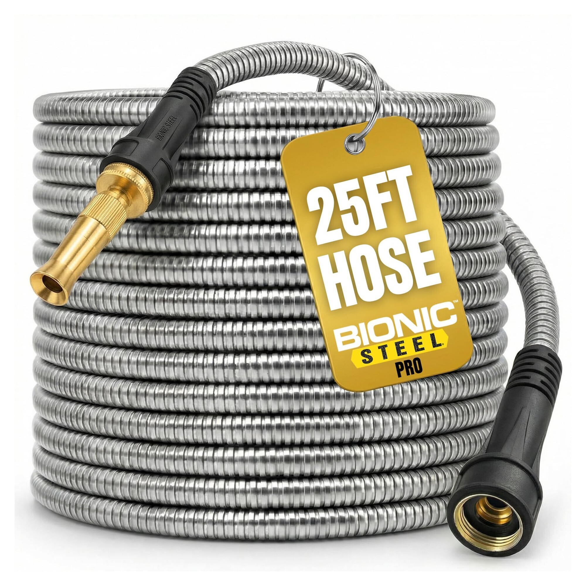 Bionic Steel Pro 304 Stainless Steel Garden Hose - 25 FT